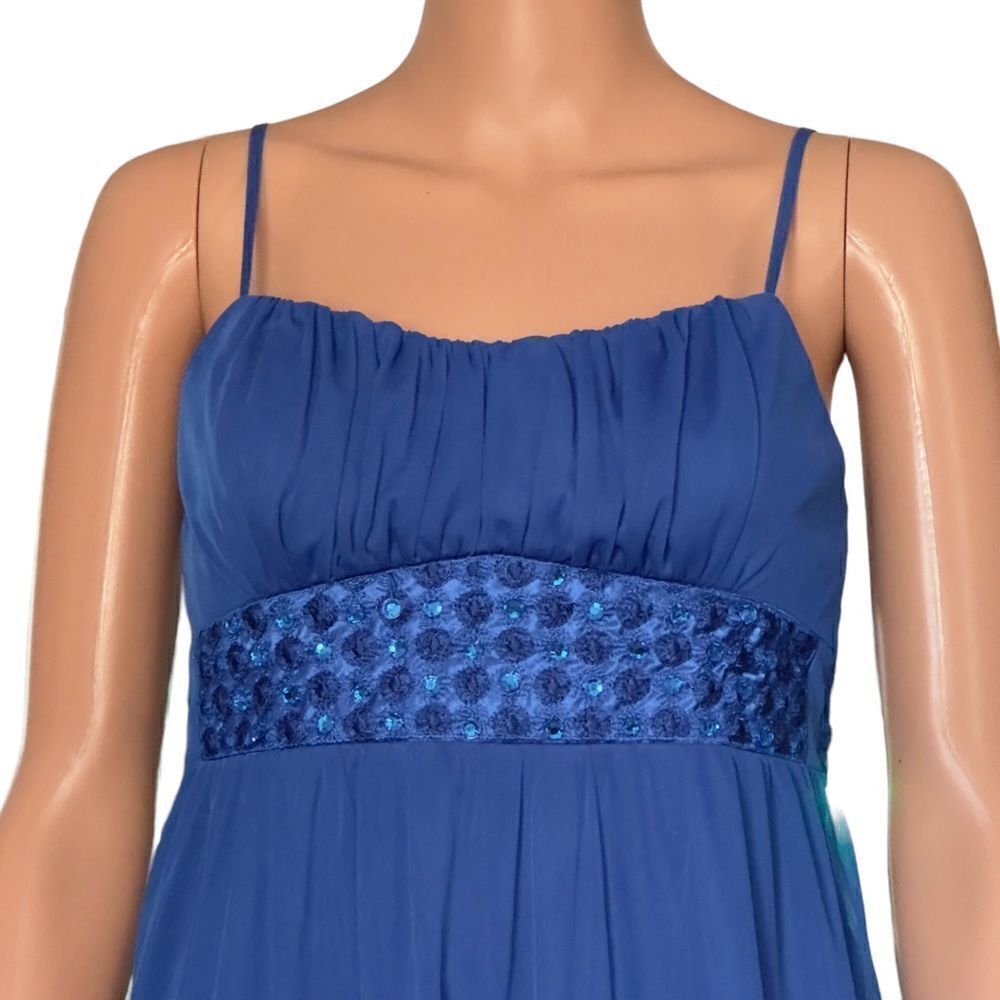 Ruby Rox Royal Blue Mesh-Like Spaghetti Strap Dre… - image 4